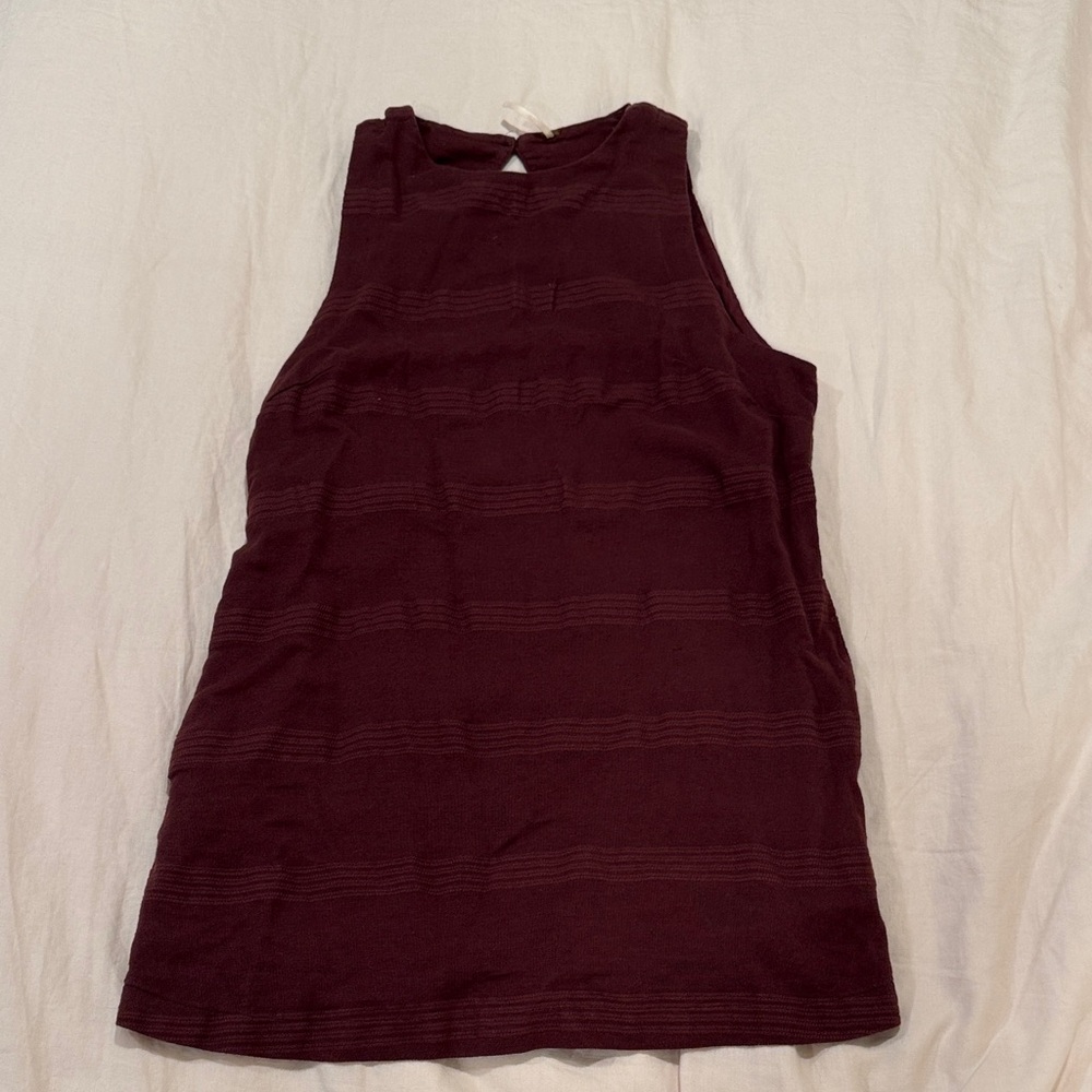 Free People Sleeveless, Open Back, Ribbed Knit Romper